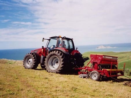 SAME Rubin tractor at Cape Kidnappers