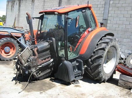 A SAME Rubin tractor with no front