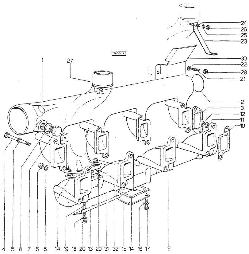 SAME Leopard 85 air cooler diagram