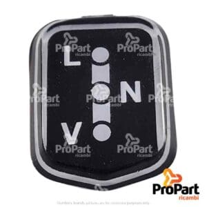 Gear Lever Cap  L-V-H suitable for SAME - 0.007.3970.0