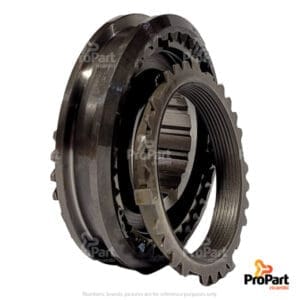 Syncro Hub c/w 2 Rings suitable for Deutz-Fahr, SAME - 0.007.7646.4/20