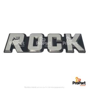 Decal  'ROCK' - 0.007.9957.2/10