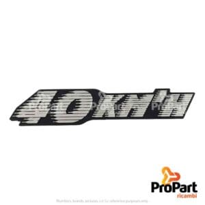 Decal Badge '40 km/h' suitable for SAME - 0.008.2963.2