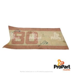 LH Decal  '80' suitable for SAME - 0.008.2985.0