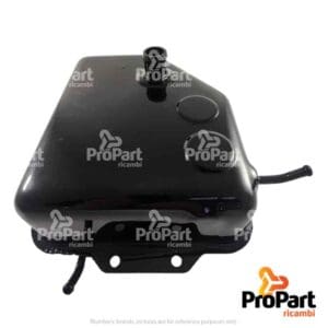 Steel Header Tank suitable for Deutz-Fahr, SAME - 0.008.9628.3/50
