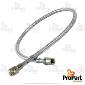 Diff Lock Flexi Hose  L= 830mm suitable for Deutz-Fahr, SAME - 0.009.3583.3/20