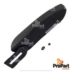 LH Adjustable Arm Rest  L= 385mm suitable for Deutz-Fahr, SAME - 0.009.4371.1