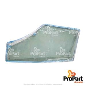 LH Door Glass suitable for Deutz-Fahr, SAME - 0.009.7700.0/50