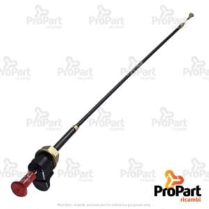 Stop Cable  L= 510mm suitable for Deutz-Fahr, SAME - 0.009.9204.3