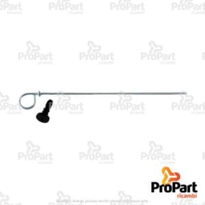 Transmission Dipstick suitable for Deutz-Fahr, SAME - 0.010.6896.3/10