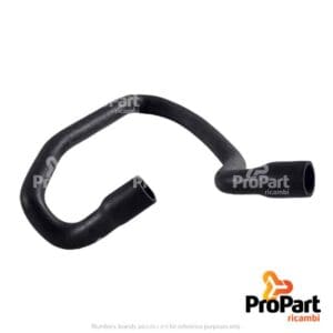 Rubber Water Hose suitable for Deutz-Fahr - 0.010.7765.0