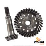 C & P Gear Set  13T/32T suitable for Deutz-Fahr, SAME - 0.011.8661.3