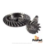 C & P Gear Set  13T/32T suitable for Deutz-Fahr, SAME - 0.011.8661.3