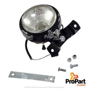 Headlight suitable for Deutz-Fahr, SAME - 0.012.1317.0/10