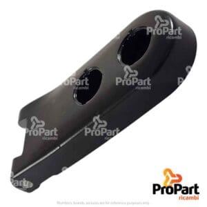 Bottom Hinge Piece  LH suitable for Deutz-Fahr, SAME - 0.012.6590.0/20