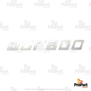 Decal  'DORADO' suitable for SAME - 0.014.4326.0