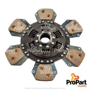 Paddle Clutch Plate  12 Inch suitable for Deutz-Fahr, SAME - 0.014.9016.3