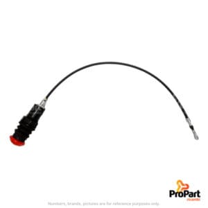 Stop Cable  L= 500mm suitable for Deutz-Fahr, SAME - 0.015.0340.4/10