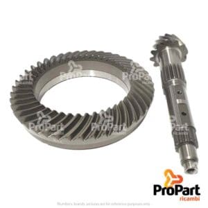 C & P Gear Set  12T/44T suitable for Deutz-Fahr, SAME - 0.015.0396.3