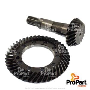 C & P Gear Set  20T/44T suitable for Deutz-Fahr, SAME - 0.016.6208.3