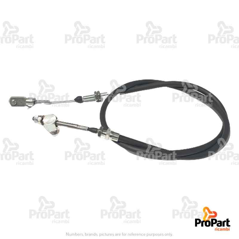 Foot Throttle Cable  L= 1040mm suitable for Deutz-Fahr, SAME - 0.017.1532.3/10