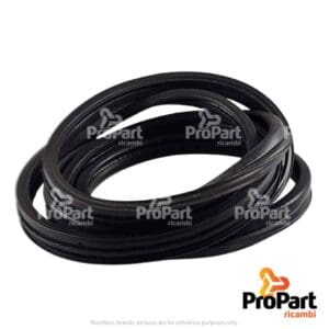 Door Rubber Seal  4.3M suitable for Deutz-Fahr, SAME - 0.017.6154.0