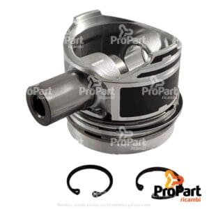 Piston & Rings Set  A suitable for Deutz-Fahr, SAME - 0.099.0060.A