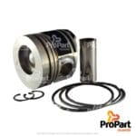 Piston & Rings Set  A suitable for Deutz-Fahr, SAME - 0.382.0060.A