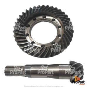 C & P Gear Set  10T/38T  30 km/h suitable for Deutz-Fahr, SAME - 0.445.4620.3/50