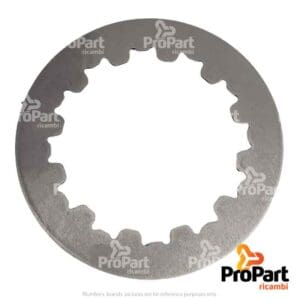 Steel PTO Disc 12 Lugs suitable for Deutz-Fahr, SAME - 0.900.1226.7