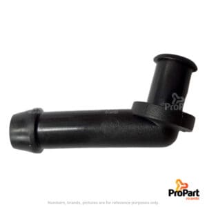 Plastic Elbow suitable for Deutz-Fahr, SAME - 0.900.2157.7
