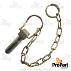 Stabiliser Lock Pin & Chain  M14 suitable for SAME - 0.96017.51.4
