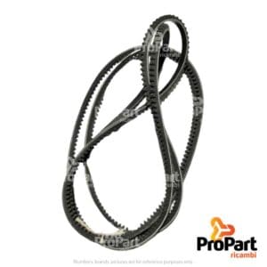 Engine Fan Belts  -Set of 2 suitable for Deutz-Fahr - 02235264