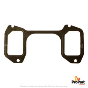 Steel Inlet Gasket  2 Holes suitable for Deutz-Fahr - 04255362