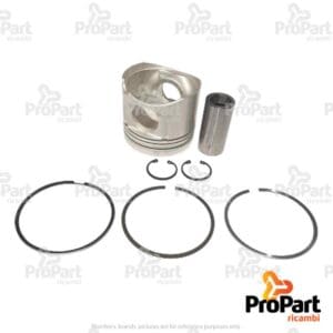 Piston & Rings Set  +0.5mm suitable for Deutz-Fahr, SAME - 04284179