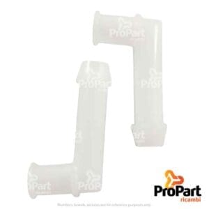 Plastic Elbow suitable for Deutz-Fahr, SAME - 04305837