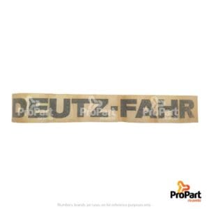 Decal  'DEUTZ-FAHR' suitable for Deutz-Fahr - 04426210