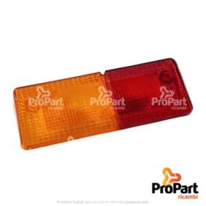 Tail Lamp Lens  RH  -Orange/Red suitable for Goldoni - 06350770