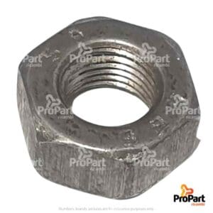 Hex Nut  M10x1.0F suitable for John Deere, Deutz-Fahr, SAME - 2.1011.406.2