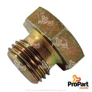 Hex Plug  M14 suitable for John Deere, Deutz-Fahr, SAME - 2.3110.403.1