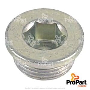 Hex Plug  M22 suitable for John Deere, Deutz-Fahr, SAME - 2.3120.002.4