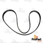 Multi-rib Fan Belt suitable for Deutz-Fahr, SAME - 2.4119.195.0