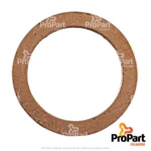Injector Pump Copper Washer suitable for Deutz-Fahr, SAME - 2.4629.150.6