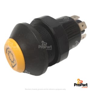 Push Button Switch  -PTO suitable for Deutz-Fahr, SAME - 2.7659.108.0/10