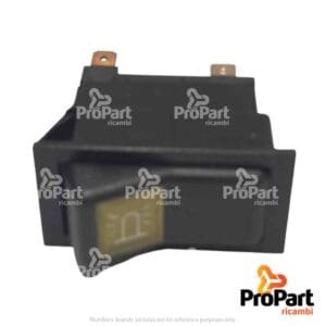 Rocker Light Switch  4-Blade suitable for Deutz-Fahr, SAME - 2.7659.126.0