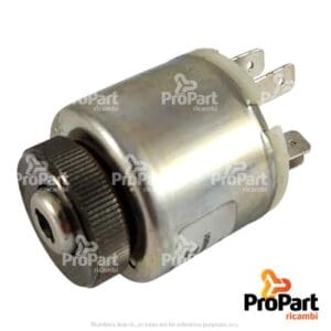 Ignition Switch  8-Blade  (Key Extra) suitable for Deutz-Fahr, SAME - 2.7659.127.0