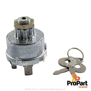 Ignition Switch c/w Key suitable for Landini - 3547633M91