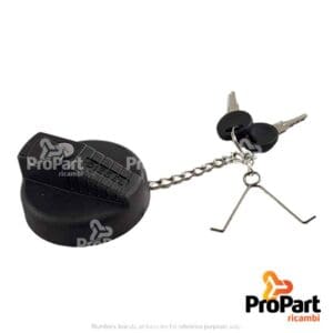 Fuel Cap - Lockable suitable for Massey Ferguson - 3697463M1