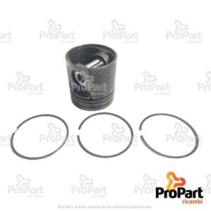 Piston & Rings Set  +0.5mm suitable for Perkins - 4115P012