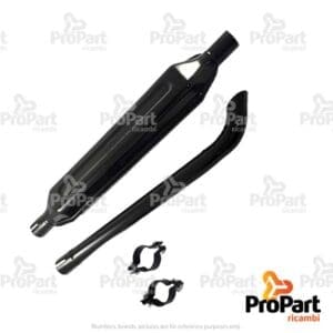 Muffler suitable for New Holland - 5157240